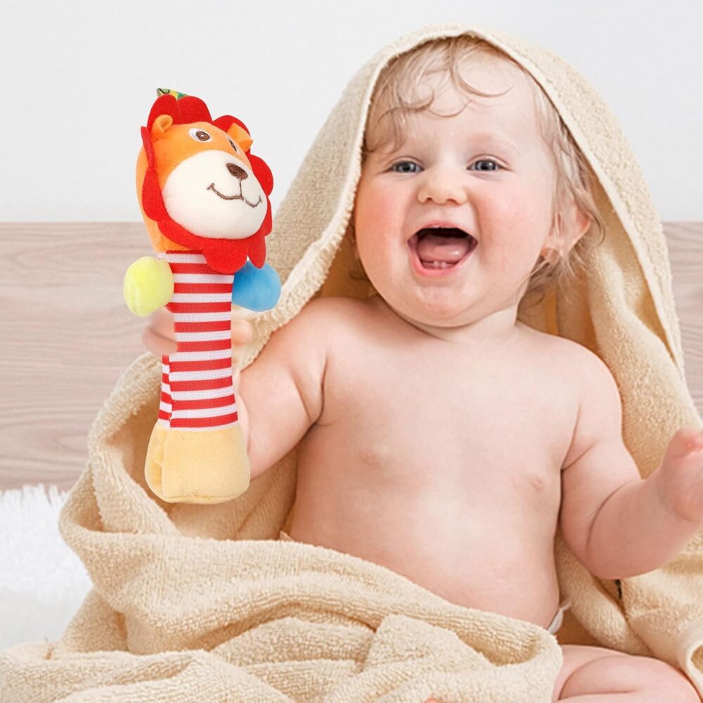 اسباب بازی جغجغهای دستی مدل شیر